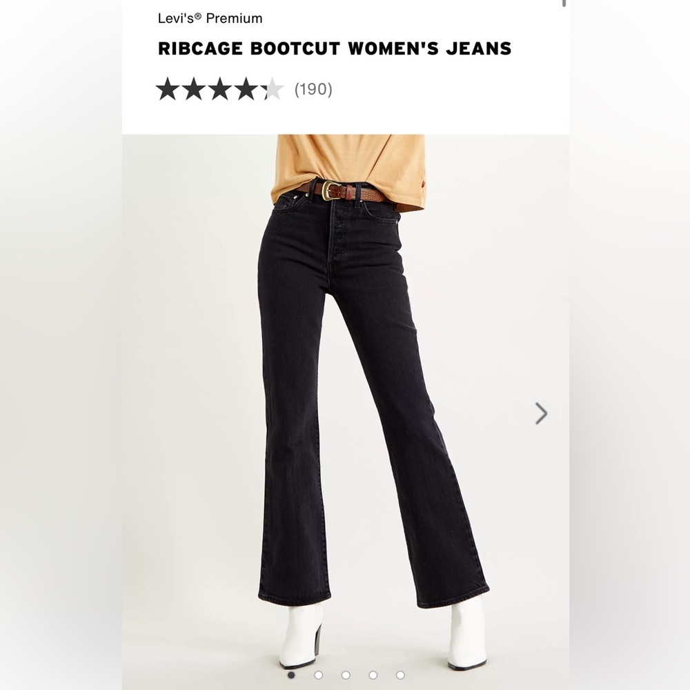 Levi’s ribcage bootcut jeans